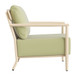 Sora - Armchair - Green / Brown