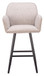 Sieve - Swivel Barstool - Beige / Black