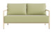 Sora - Loveseat - Green / Brown