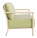 Sora - Loveseat - Green / Brown
