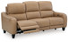 Mosswell - Power Reclining Sofa With Adj Headrest - Toffee