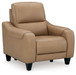 Mosswell - Power Recliner With Adj Headrest - Toffee