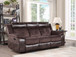 Pueblo - Manual Recliner Sofa - Coffee