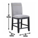 Yves - Counter Chair - Gray