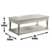 Hemingway - Lift Top Coffee Table - White