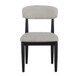 Magnolia - Upholstered Side Chair - Black / Gray