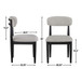 Magnolia - Upholstered Side Chair - Black / Gray