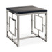 Ezra - 24" End Table - Chrome