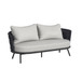 Bali - Loveseat With Olefin - Dark Gray