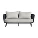 Bali - Loveseat With Olefin - Dark Gray