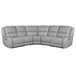 Alexandria - Leather Power Sectional