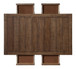 Joanna - Dining Set With Brown Table