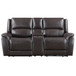 Alexandria - Power Reclining Console Loveseat