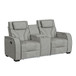 Blitz - Motion Loveseat With Console, And LED