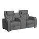 Blitz - Motion Loveseat With Console, And LED
