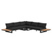 Cabana - Three Piece Outdoor Living Set - Black