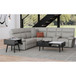 Lanette - End Table With White Marble Top - Black