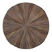 Chevron - Round End Table - Dark Brown / Black