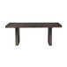 Evan - Dining Table With Leaf - Dark Brown / Black