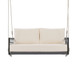 Outdoor Swing Sofa With Soft Cushions For Patio - Beige