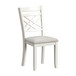 Brooks - 6 Piece Dining Set With Table, 4 Wood Back And Upholstered Seat Chairs, And Bench