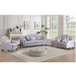 Cecelia Luxury Gray Velvet Living Room Set KF10016 by Xin Mark