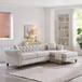 Blake Beige Chesterfield Sectional Sofa