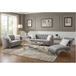 Yasmin Luxury Gray Velvet Sofa