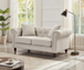 Thomas Beige Chesterfield Loveseat