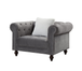 Brooke Velvet Chesterfield Chair