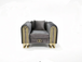 Valencia Gray Luxury Velvet Chair KF10013 by Xin Mark
