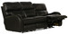 Angelo - Leather Power Reclining Sofa - Black