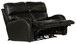 Angelo - Leather Power Reclining Loveseat - Black
