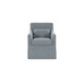 Lydia - Slipcover Dining Chair - Blue / Gray