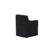 Lydia - Slipcover Dining Chair - Black
