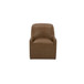 Maisie - Rolling Dining Chair Leather - Tan