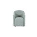 Drava - Rolling Dining Chair - Light Blue