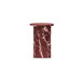 Grace - Accent Table Levante Marble - Red / Rosso