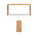 Carrie - Counter Table - Natural