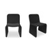 Ella - Outdoor Dining Chair (Set of 2) - Charcoal / Gray