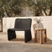 Ella - Outdoor Accent Chair - Gray / Charcoal