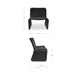 Ella - Outdoor Accent Chair - Gray / Charcoal