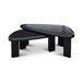 Sophie - Outdoor Nesting Table Set - Charcoal Lacquer / Gray