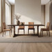 Frankie - Dining Chair Leather (Set of 2) - Tan / Brown