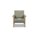 Bauer - Accent Chair - Sage Green / Light Brown
