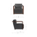 Barnes - Accent Chair - Black / Dark Brown