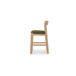 Oli - Counter Stool - Dark Green / Light Brown