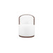 Rossi - Swivel Dining Chair - Cream / White