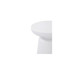 Ruth - Outdoor Side Table - White / Light Brown