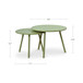 Kari - Outdoor Nesting Coffee Table - Green